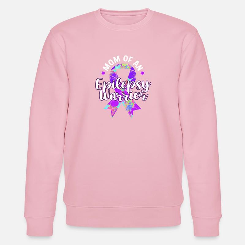 Epilepsie Mutter Mama Geschenk - Stanley/Stella Unisex Bio-Sweatshirt CHANGER  - Hellrosa