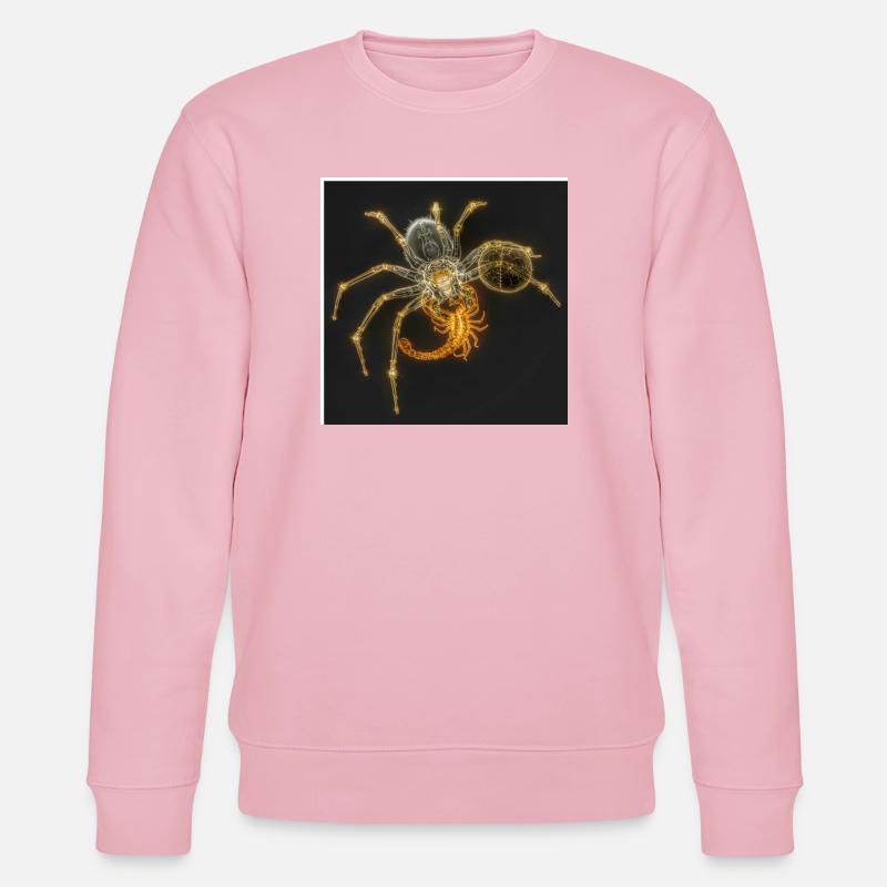 Design de l’arachnide néon - Sweat bio CHANGER Stanley/Stella Unisexe - rose pâle