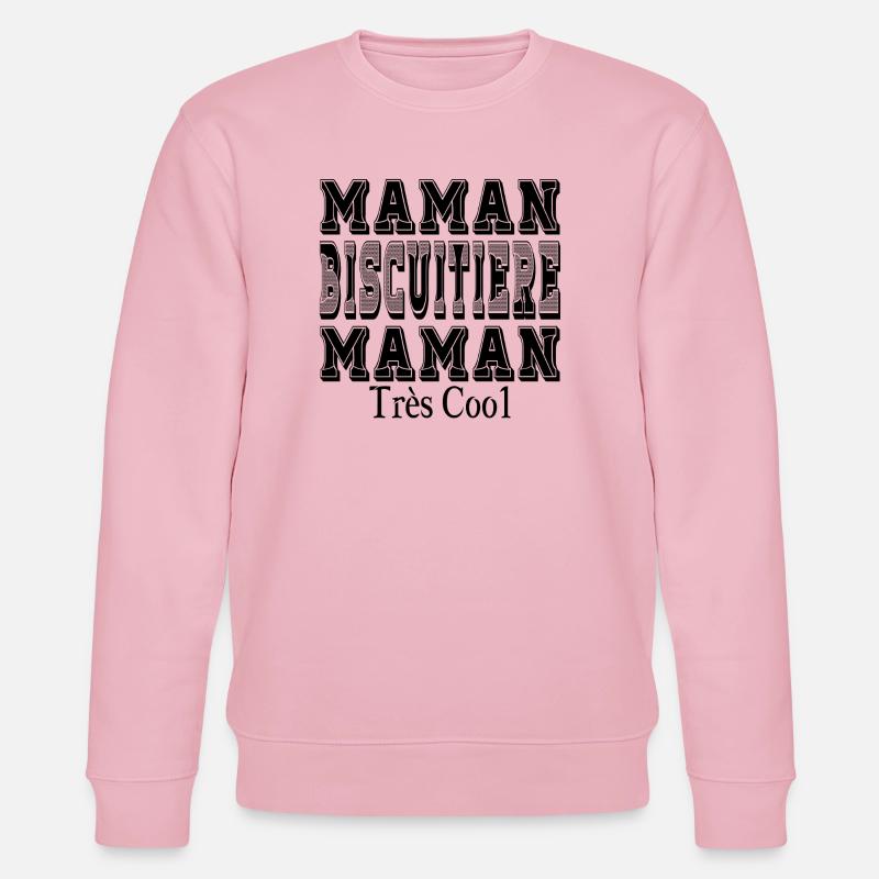 Maman Biscuitière Maman Très Cool - Sweat bio CHANGER Stanley/Stella Unisexe - rose pâle