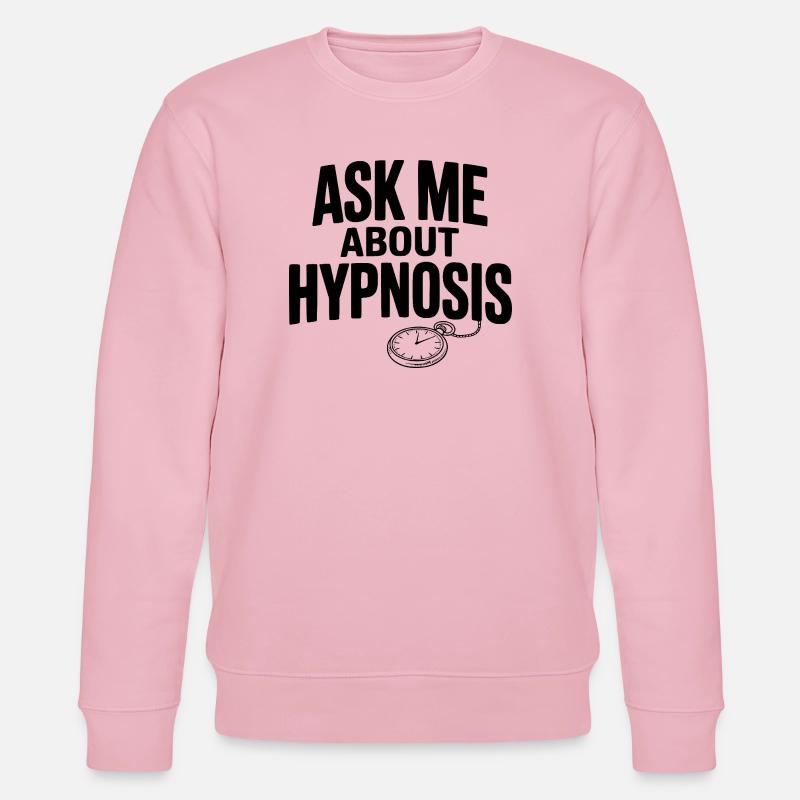 Frag mich nach Hypnose - Stanley/Stella Unisex Bio-Sweatshirt CHANGER  - Hellrosa