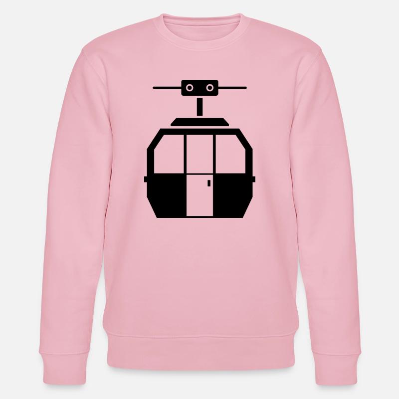 Seilbahn - Stanley/Stella Unisex Bio-Sweatshirt CHANGER  - Hellrosa