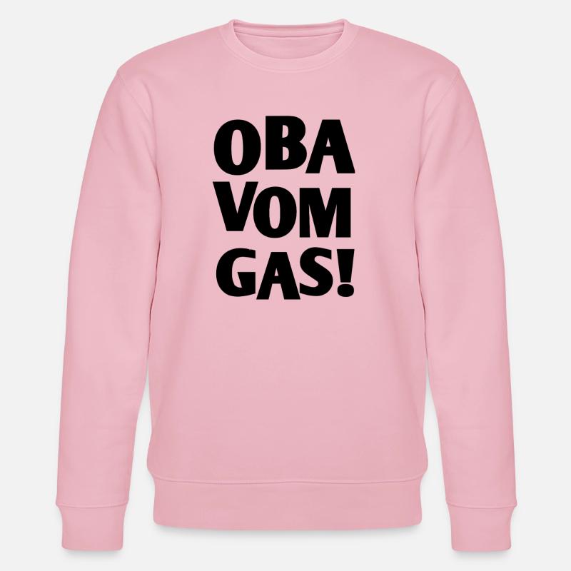 bayerischer spruch  - Stanley/Stella Unisex Bio-Sweatshirt CHANGER  - Hellrosa