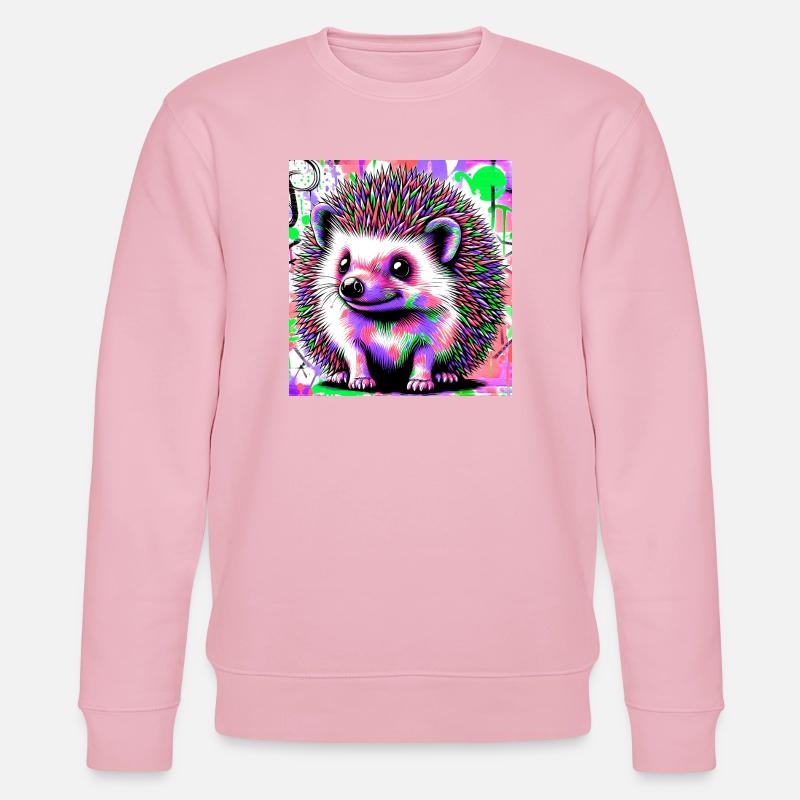 Igel - Stanley/Stella Unisex Bio-Sweatshirt CHANGER  - Hellrosa