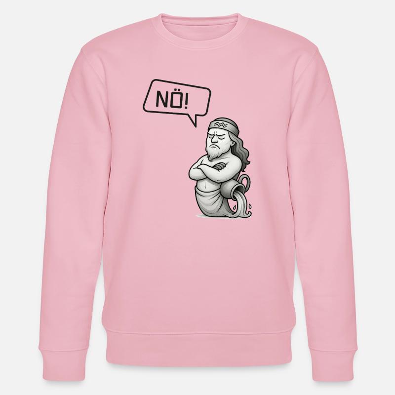 Sternzeichen Wassermann sagt NÖ! – Sturkopf - Stanley/Stella Unisex Bio-Sweatshirt CHANGER  - Hellrosa
