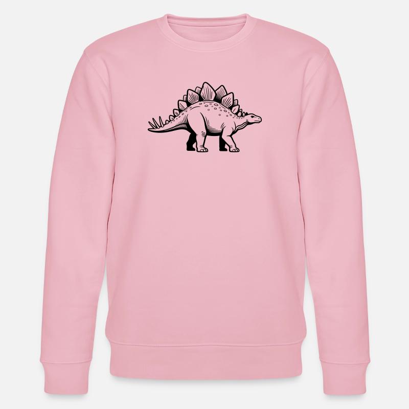 Stegosaurus - Stanley/Stella Unisex Bio-Sweatshirt CHANGER  - Hellrosa