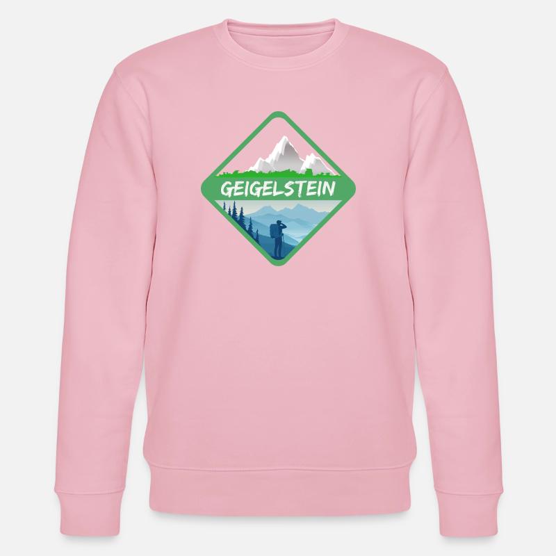 Geigelstein - Stanley/Stella Unisex Bio-Sweatshirt CHANGER  - Hellrosa