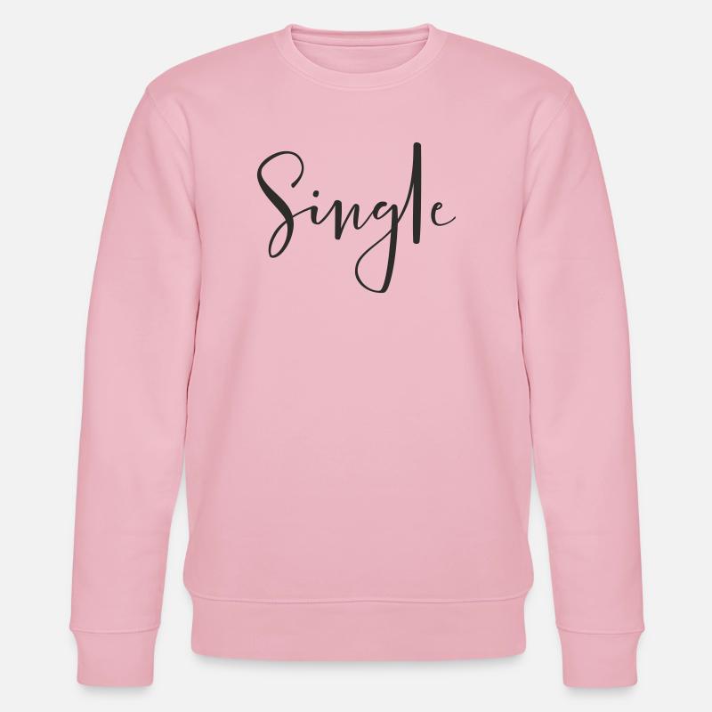 Single – Cooles Statement Textdesign - Stanley/Stella Unisex Bio-Sweatshirt CHANGER  - Hellrosa