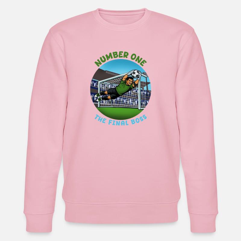 Nummber One Finalboss: Torwart - Sweat bio CHANGER Stanley/Stella Unisexe - rose pâle
