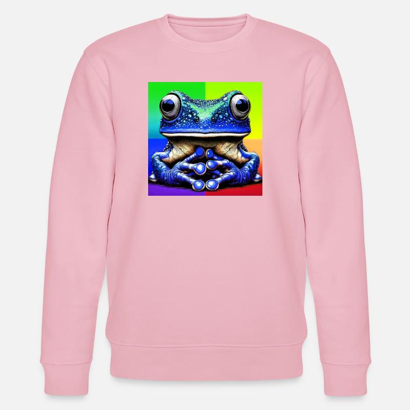 Frosch - Stanley/Stella Unisex Bio-Sweatshirt CHANGER  - Hellrosa