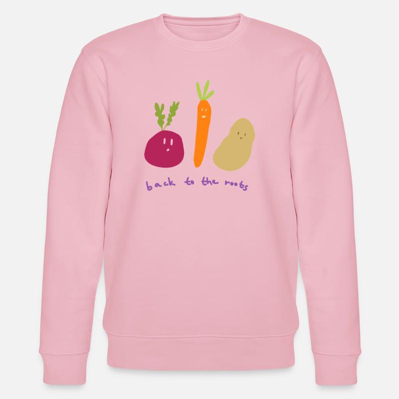 Back to the roots - Stanley/Stella Unisex Bio-Sweatshirt CHANGER - Hellrosa