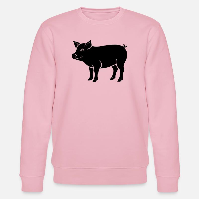 pig - Stanley/Stella CHANGER Unisex Organic Sweatshirt - cotton pink
