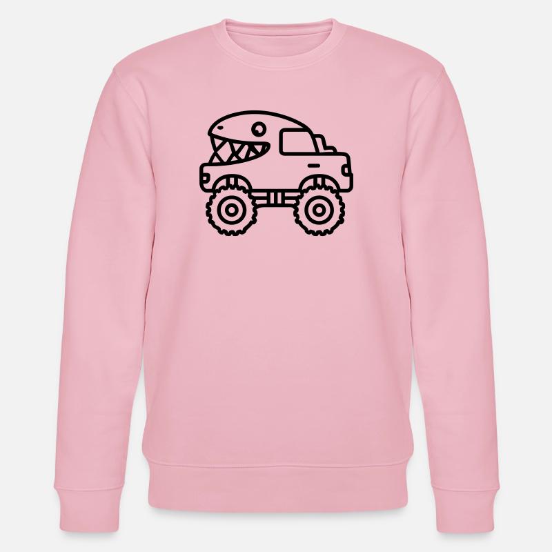 Monstertruck - Stanley/Stella Unisex Bio-Sweatshirt CHANGER  - Hellrosa