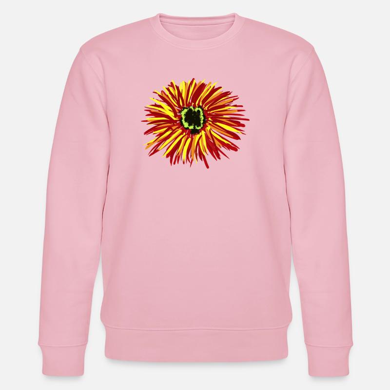 Fleurs Fleurs Fleurs - Sweat bio CHANGER Stanley/Stella Unisexe - rose pâle