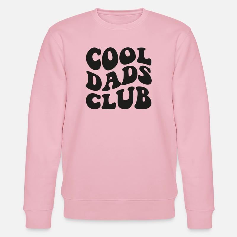 Cool Dads Club 2026 Papa Geschenk - Stanley/Stella Unisex Bio-Sweatshirt CHANGER  - Hellrosa