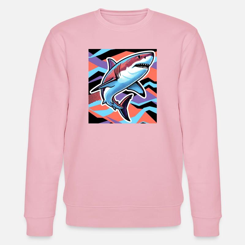 Requin - Sweat bio CHANGER Stanley/Stella Unisexe - rose pâle