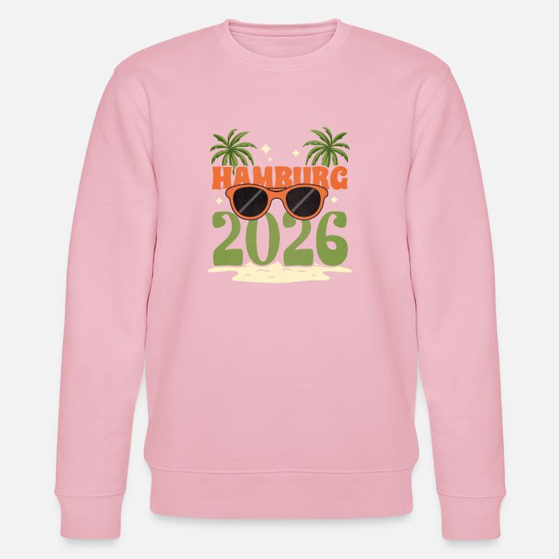 Hamburg 2026 - Stanley/Stella Unisex Bio-Sweatshirt CHANGER  - Hellrosa