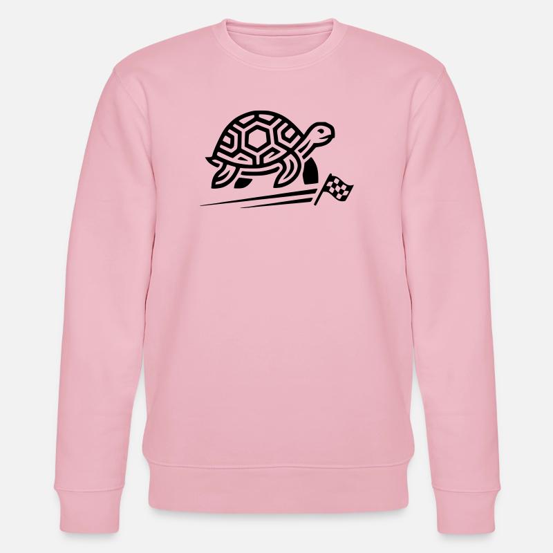 Schildkröte - Stanley/Stella Unisex Bio-Sweatshirt CHANGER  - Hellrosa
