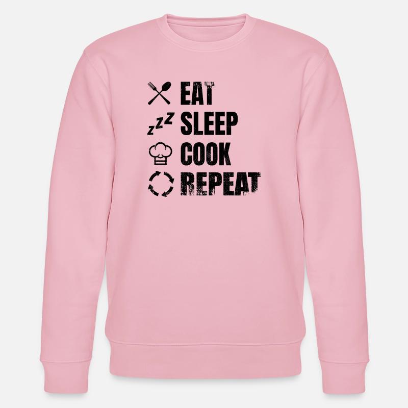 Plan de cuisson - Sweat bio CHANGER Stanley/Stella Unisexe - rose pâle