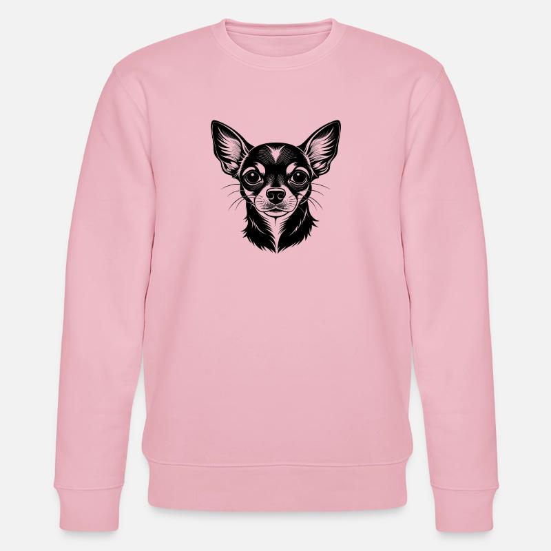 Chihuahua - Stanley/Stella Unisex Bio-Sweatshirt CHANGER  - Hellrosa