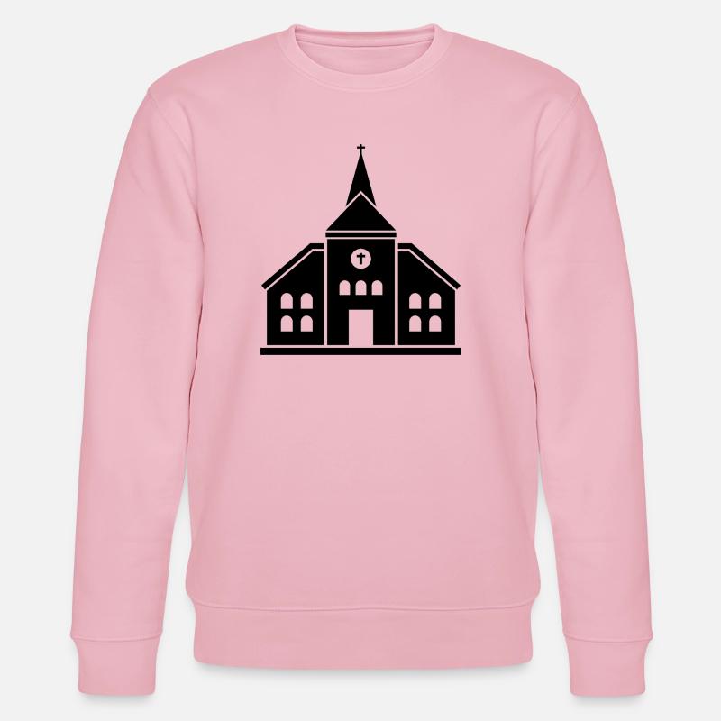 Kirche - Stanley/Stella Unisex Bio-Sweatshirt CHANGER  - Hellrosa