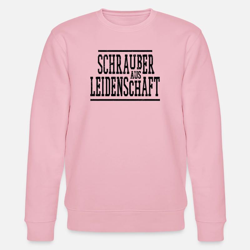 Schrauber Spruch  - Stanley/Stella Unisex Bio-Sweatshirt CHANGER  - Hellrosa