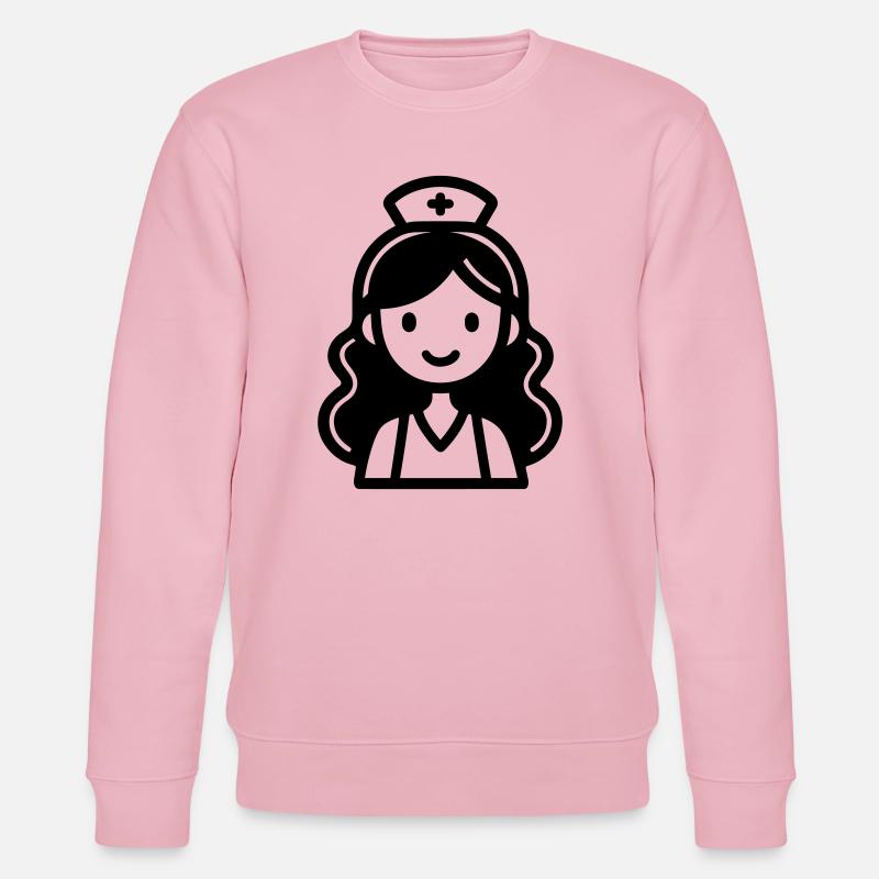 infirmière - Sweat bio CHANGER Stanley/Stella Unisexe - rose pâle