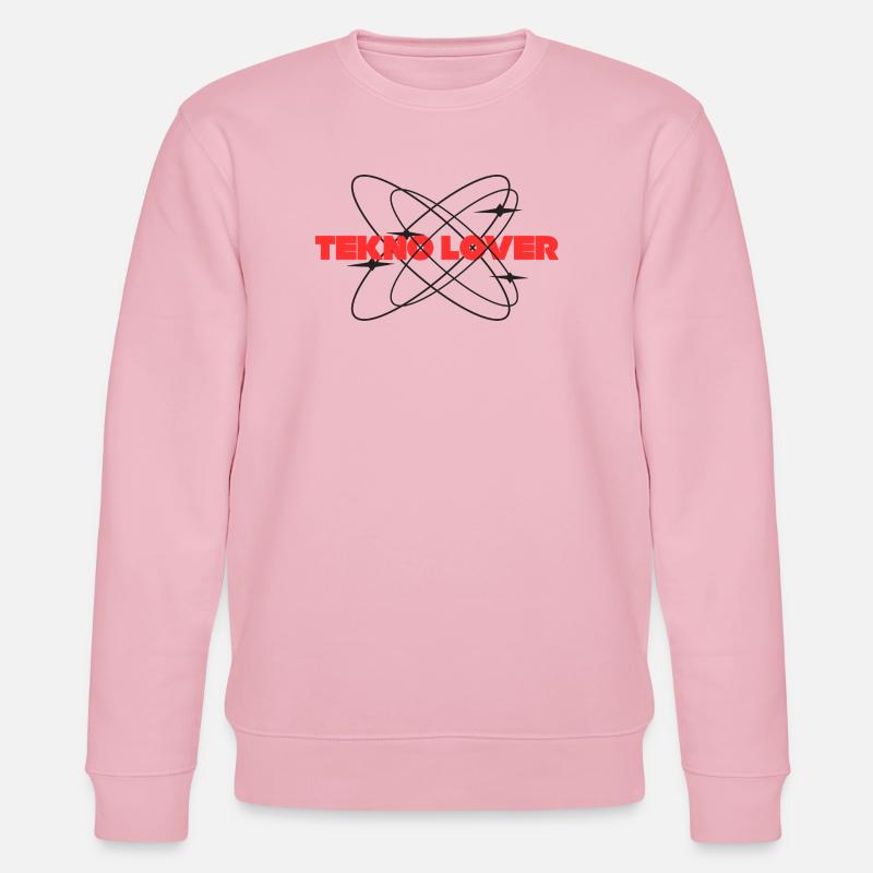 Atomic Orbit Typography - Stanley/Stella CHANGER Unisex Organic Sweatshirt - cotton pink