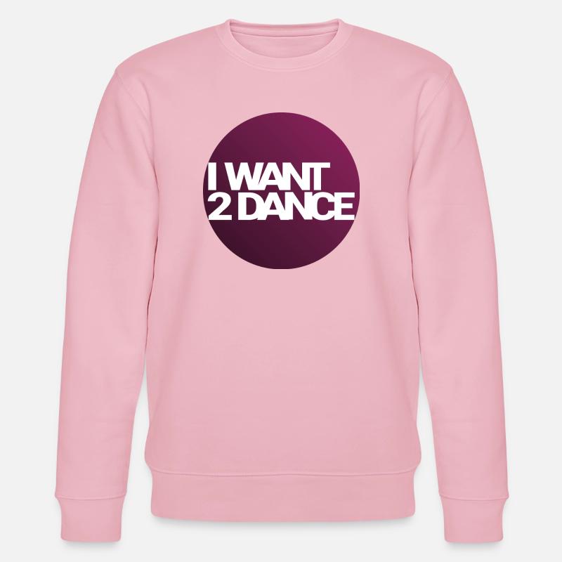 I Want 2 Dance – Kreisdesign - Stanley/Stella Unisex Bio-Sweatshirt CHANGER  - Hellrosa