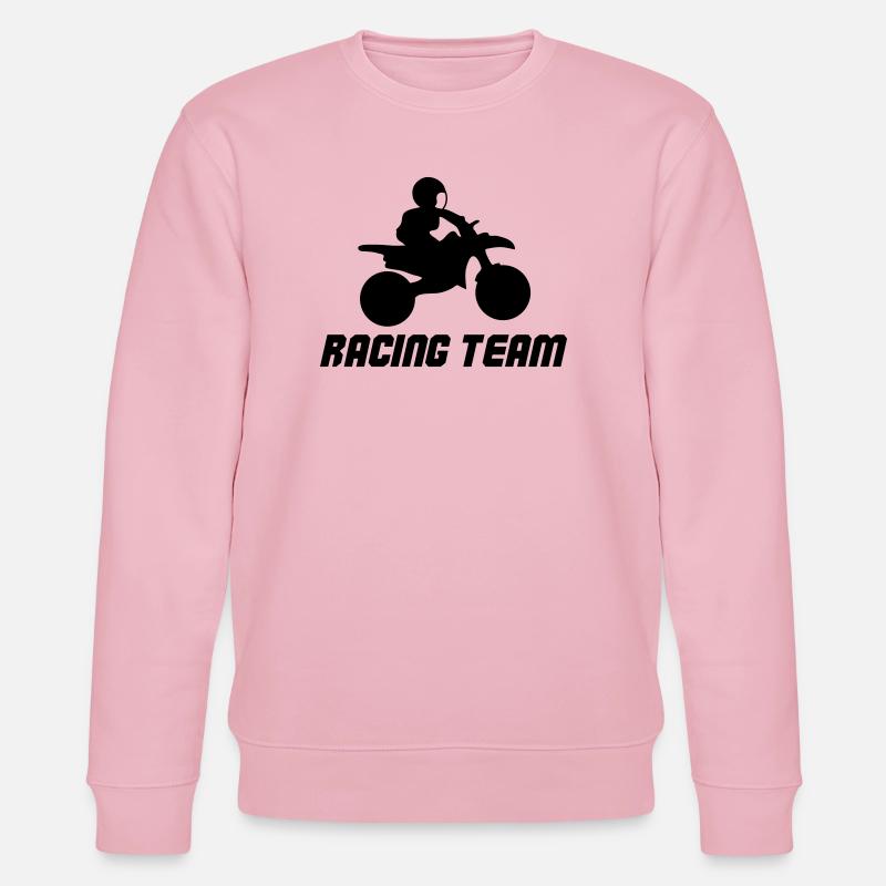 Équipe de course - Sweat bio CHANGER Stanley/Stella Unisexe - rose pâle