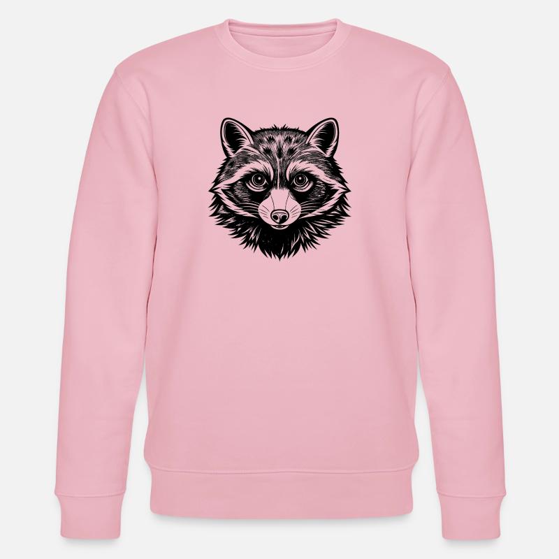 Waschbär - Stanley/Stella Unisex Bio-Sweatshirt CHANGER - Hellrosa