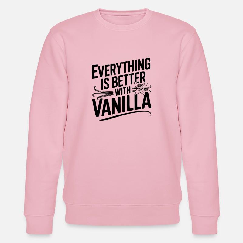 Mit Vanilla-Versionen ist alles besser - Stanley/Stella Unisex Bio-Sweatshirt CHANGER  - Hellrosa