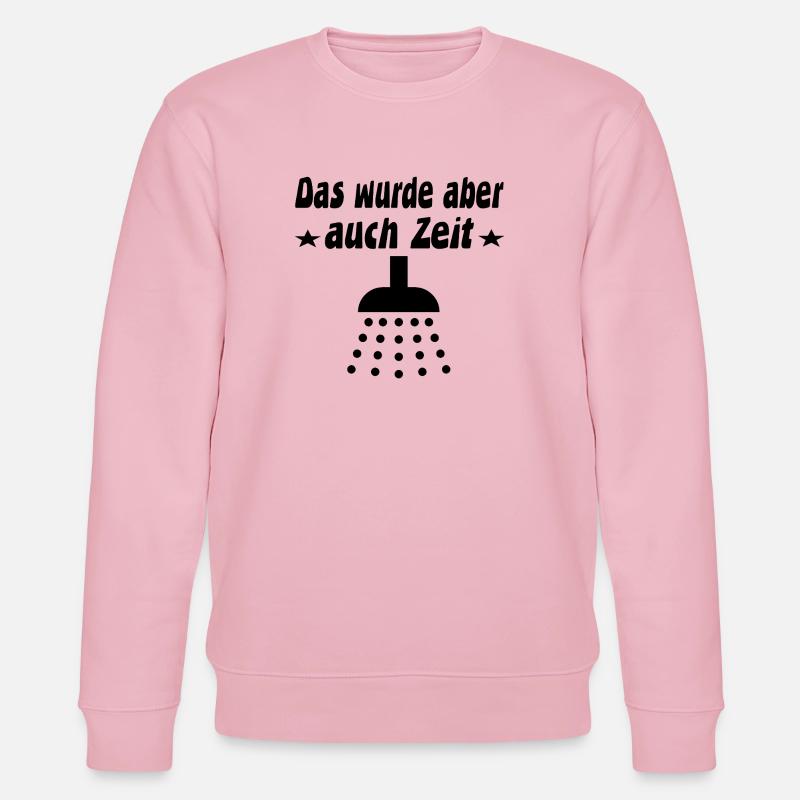 Duschen - Stanley/Stella Unisex Bio-Sweatshirt CHANGER  - Hellrosa