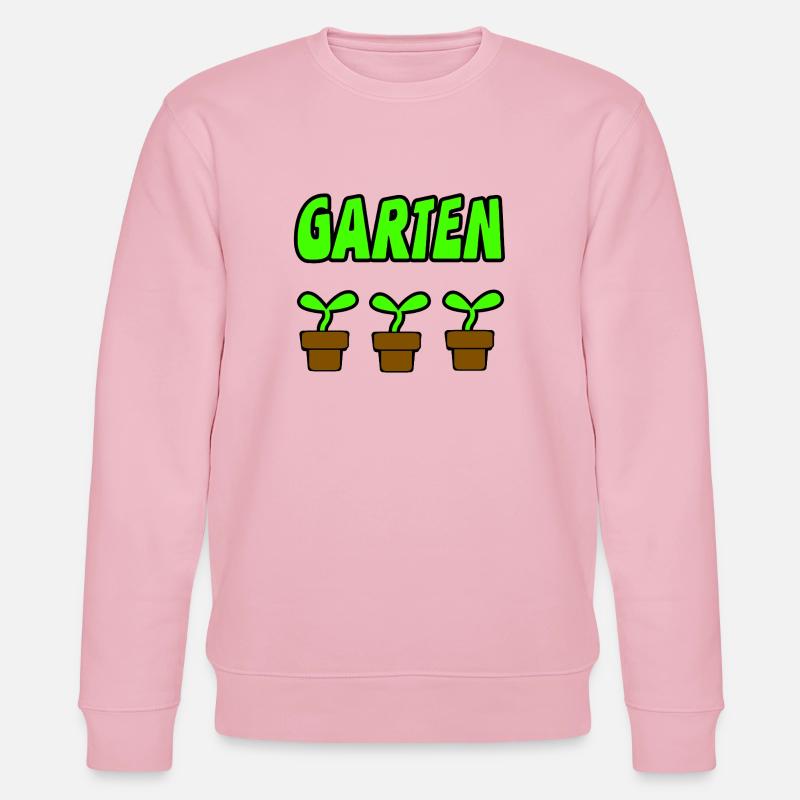 Garten - Stanley/Stella Unisex Bio-Sweatshirt CHANGER  - Hellrosa