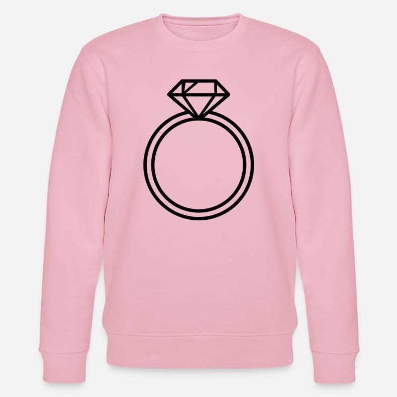 Ehering, - Stanley/Stella Unisex Bio-Sweatshirt CHANGER  - Hellrosa