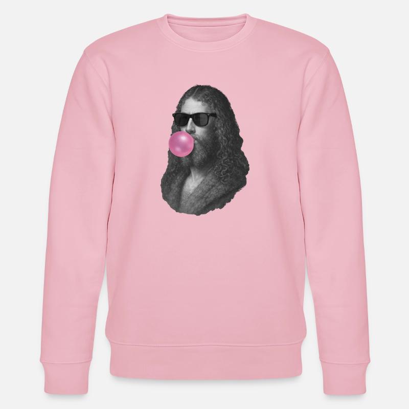 Albrecht Dürer Kaugummi - Stanley/Stella Unisex Bio-Sweatshirt CHANGER  - Hellrosa