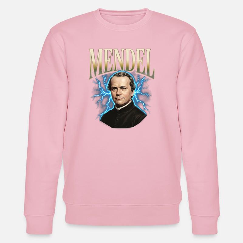 Gregor Mendel Donner - Stanley/Stella CHANGER Unisex Organic Sweatshirt - cotton pink