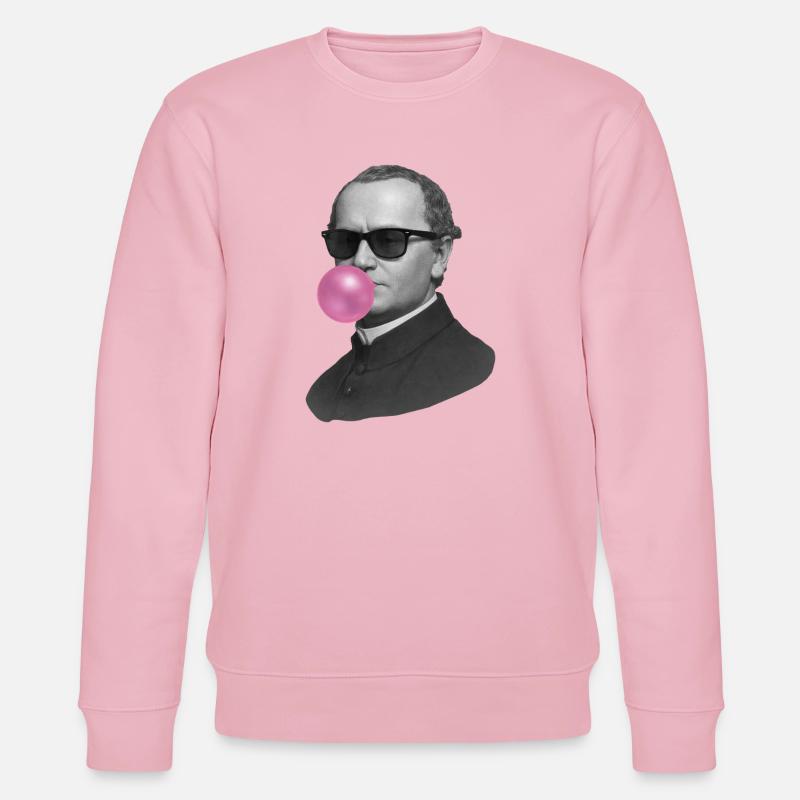 Gregor Mendel Kaugummi - Stanley/Stella Unisex Bio-Sweatshirt CHANGER  - Hellrosa