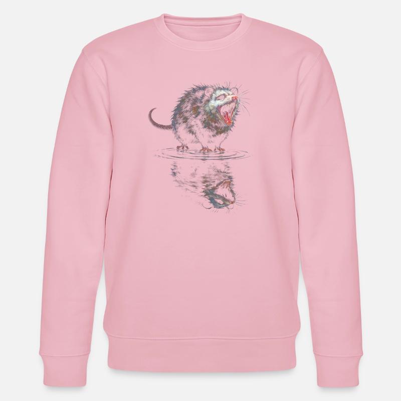 Wasserotter Brüller - Stanley/Stella Unisex Bio-Sweatshirt CHANGER  - Hellrosa