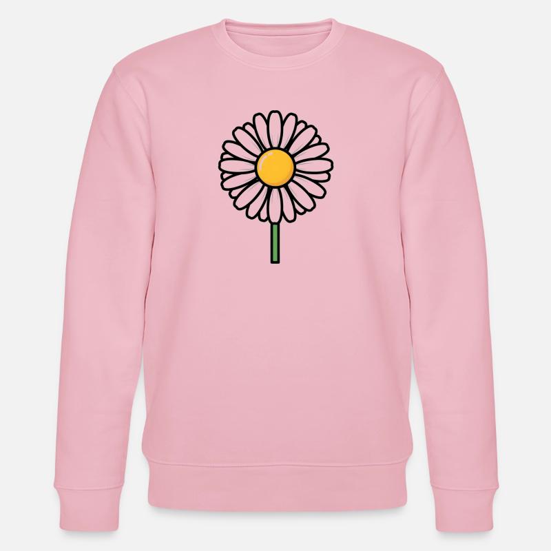 Gänseblümchen - Stanley/Stella Unisex Bio-Sweatshirt CHANGER  - Hellrosa