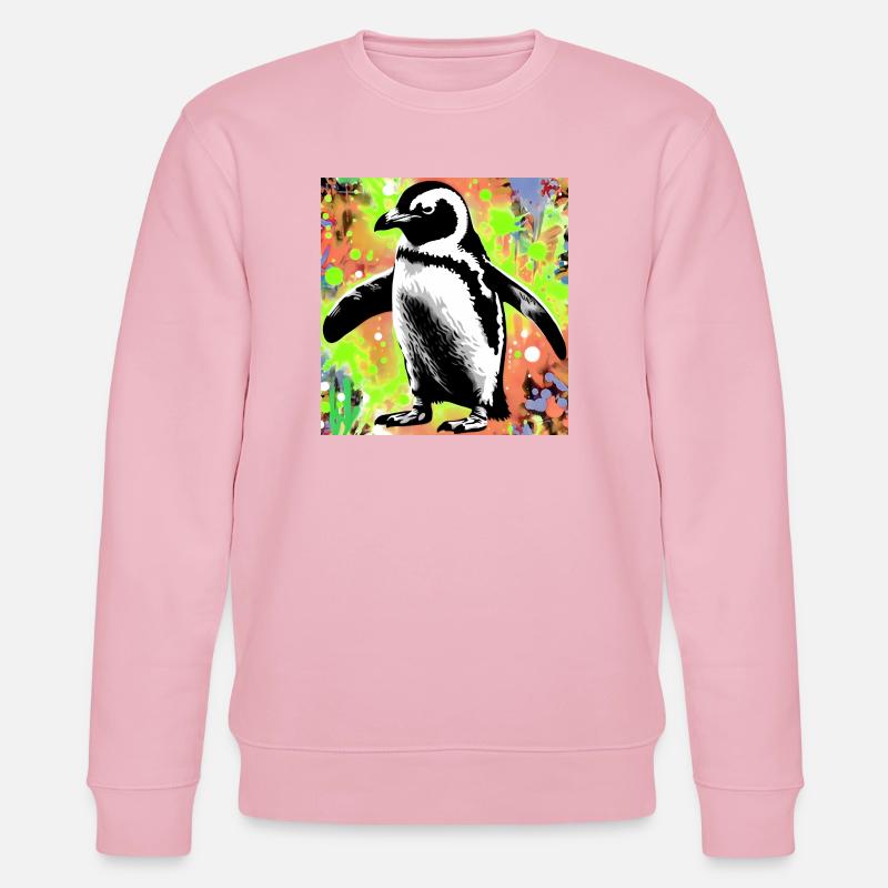 Pinguin - Stanley/Stella Unisex Bio-Sweatshirt CHANGER - Hellrosa