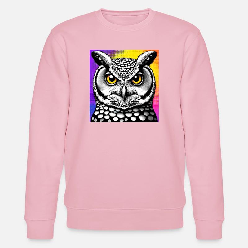 hibou - Sweat bio CHANGER Stanley/Stella Unisexe - rose pâle