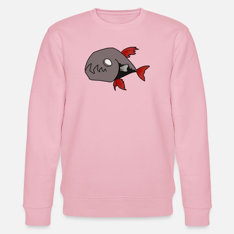 Black Fish - Stanley/Stella CHANGER Unisex Organic Sweatshirt - cotton pink
