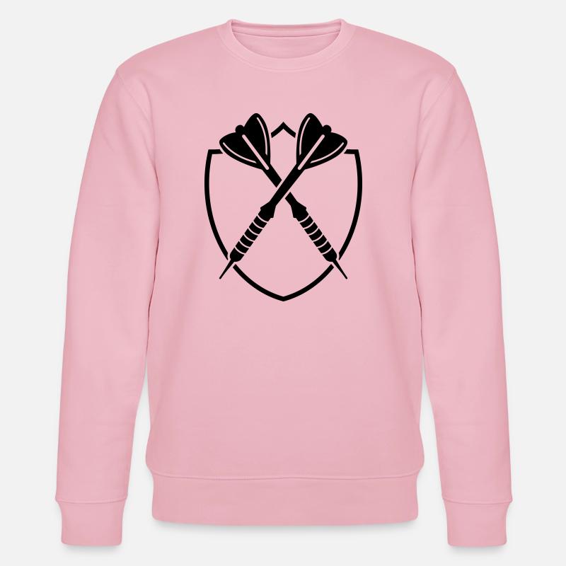 Darts Logo Dart - Stanley/Stella Unisex Bio-Sweatshirt CHANGER  - Hellrosa
