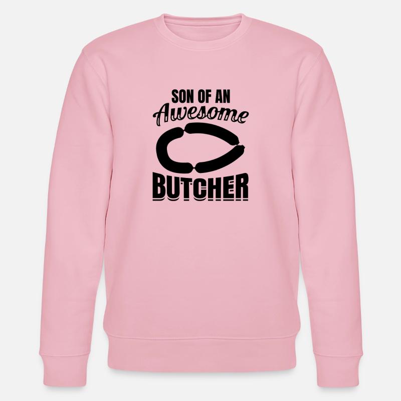 Schlachter Junge - Stanley/Stella Unisex Bio-Sweatshirt CHANGER  - Hellrosa