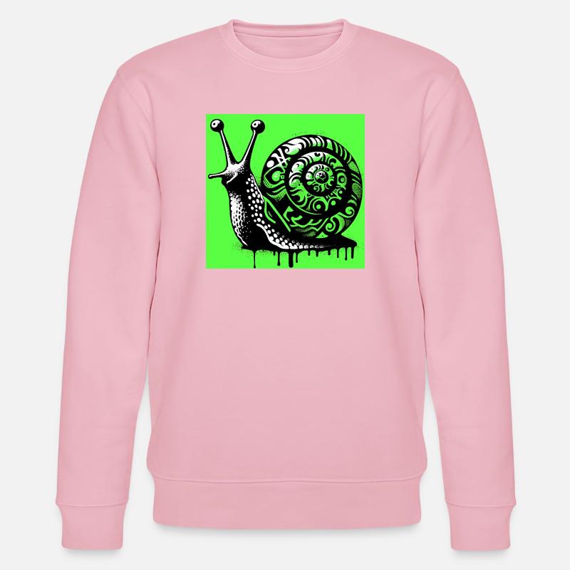 Escargot - Sweat bio CHANGER Stanley/Stella Unisexe - rose pâle