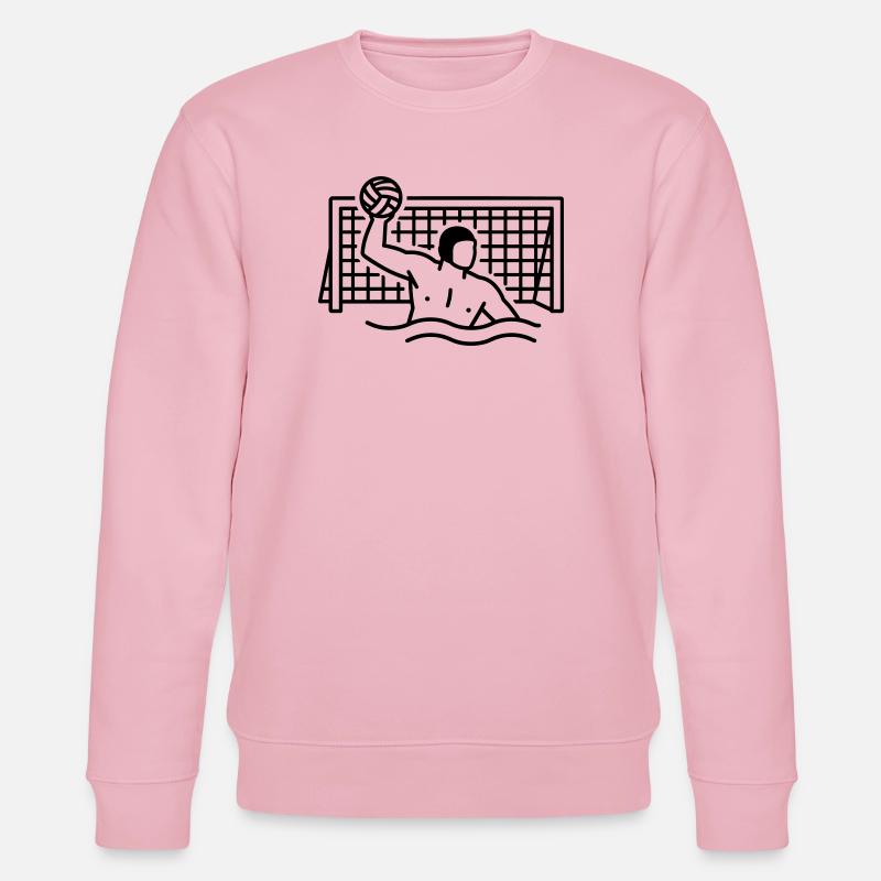 Wasserball - Stanley/Stella Unisex Bio-Sweatshirt CHANGER  - Hellrosa