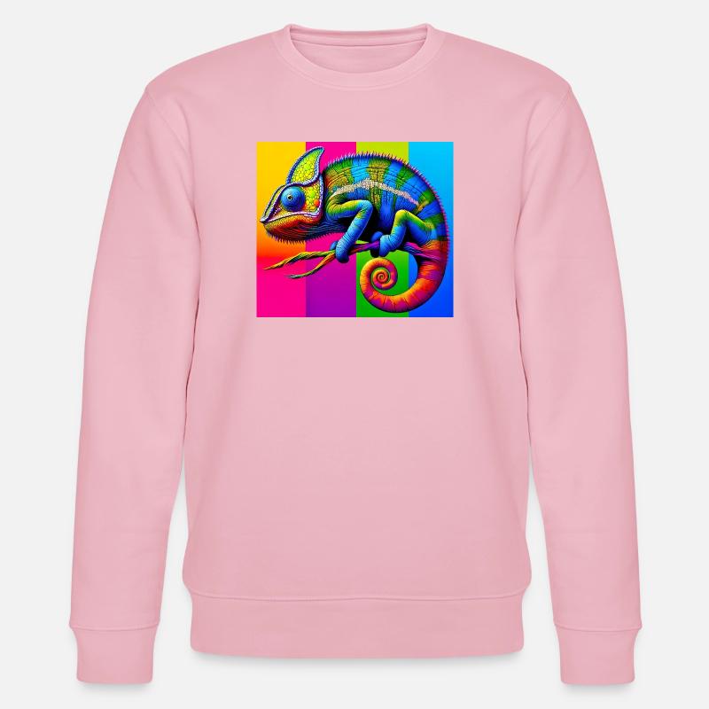 caméléon - Sweat bio CHANGER Stanley/Stella Unisexe - rose pâle