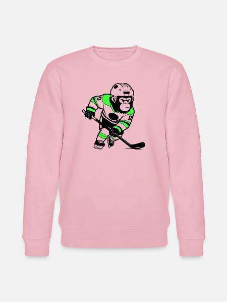 ijshockey gorilla - Stanley/Stella CHANGER Unisex Organic Sweatshirt - cotton pink