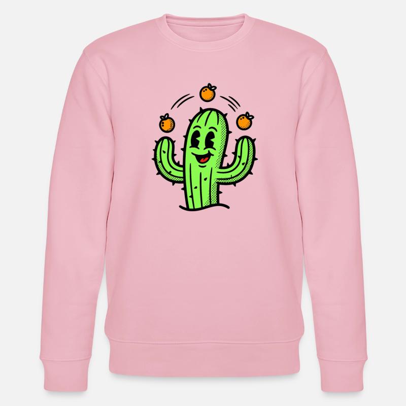 Un cactus avec un vrai talent - Sweat bio CHANGER Stanley/Stella Unisexe - rose pâle