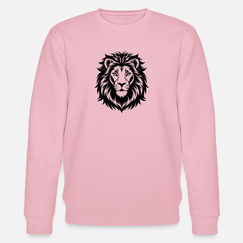 Löwenkopf - Stanley/Stella Unisex Bio-Sweatshirt CHANGER  - Hellrosa